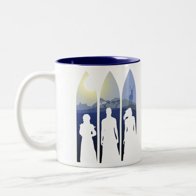 Taza Bicolor La búsqueda - confíe en los sinos/Evermoon (Izquierda)