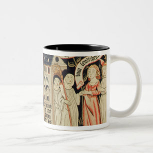 Taza Bicolor La búsqueda después de la verdad, alemán, c.149
