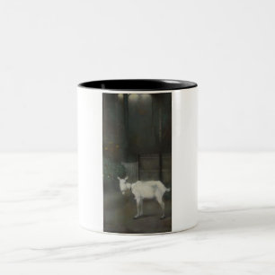 Taza Bicolor La cabra vieja (por Jan Mankes)