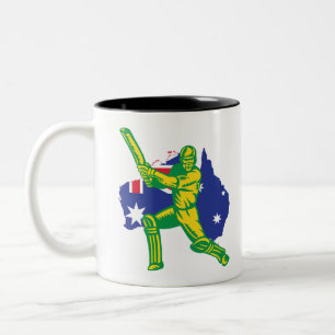 Taza Bicolor La camiseta australiana del equipo del grillo