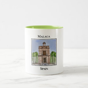 Taza Bicolor La Capilla del Puerto de Málaga