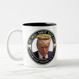 Taza Bicolor La captura de pantalla de Donald Trump