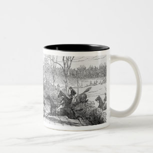 Taza Bicolor La caza de la aguja de Newport Pagnel