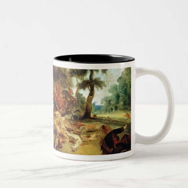 Taza Bicolor La caza del jabalí (Derecha)