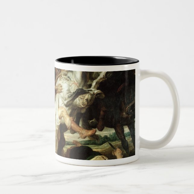 Taza Bicolor La caza del león, 1621 (Derecha)
