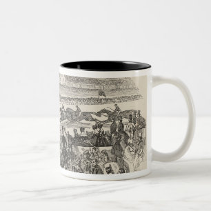 Taza Bicolor La caza magnífica de la aguja de Liverpool el