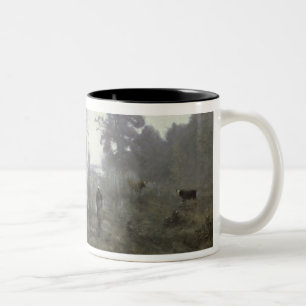 Taza Bicolor La charca en Ville d'Avray, 1868 (aceite en lona)