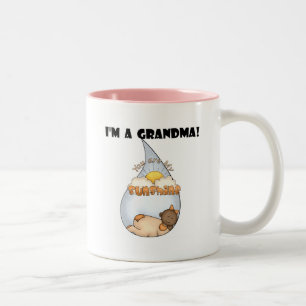 Taza Bicolor La Chica afroamericana-sunshine de la abuela