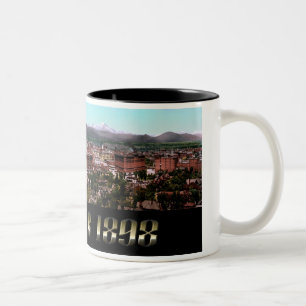 Taza Bicolor La ciudad de Denver 1898