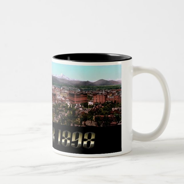 Taza Bicolor La ciudad de Denver 1898 (Derecha)