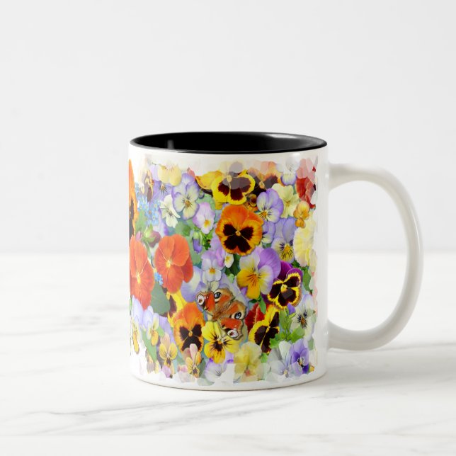 Taza Bicolor La colección Pansy (Derecha)