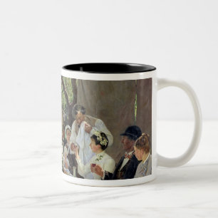 Taza Bicolor La comida de la boda en Yport, 1886