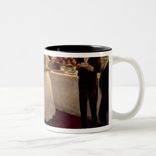 Taza Bicolor La comida fría, 1884 (Derecha)