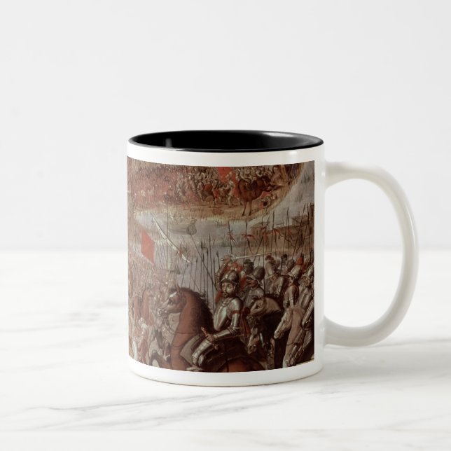 Taza Bicolor La conquista de Tenochtitlan (Derecha)