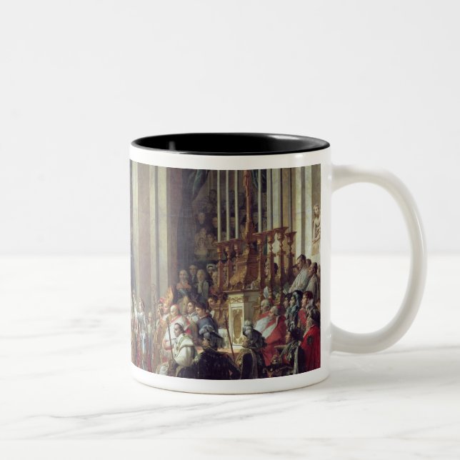Taza Bicolor La consagración y Josephine de Napoleon (Derecha)