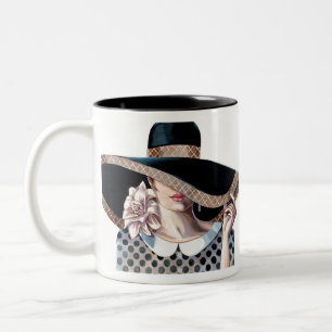 Taza Bicolor La derecha del estilo de Trish Biddle