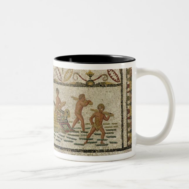 Taza Bicolor La descarga de una nave (Derecha)
