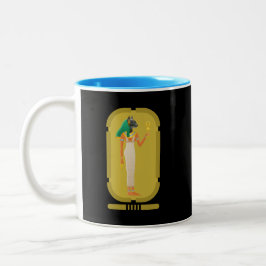 Taza Bicolor La diosa más antigua de Egipto