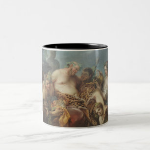 Taza Bicolor La embriaguez de Silenus (por Carle van Loo)