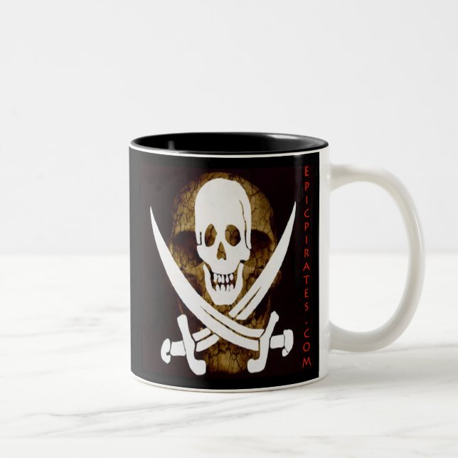 Taza Bicolor La epopeya piratea la bandera #5 (Derecha)