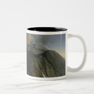 Taza Bicolor La erupción del Etna