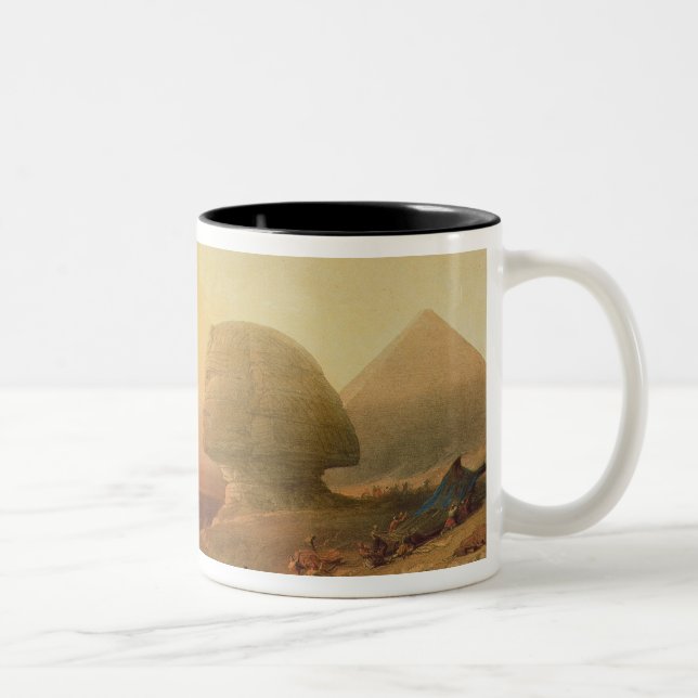 Taza Bicolor La esfinge en Giza (Derecha)