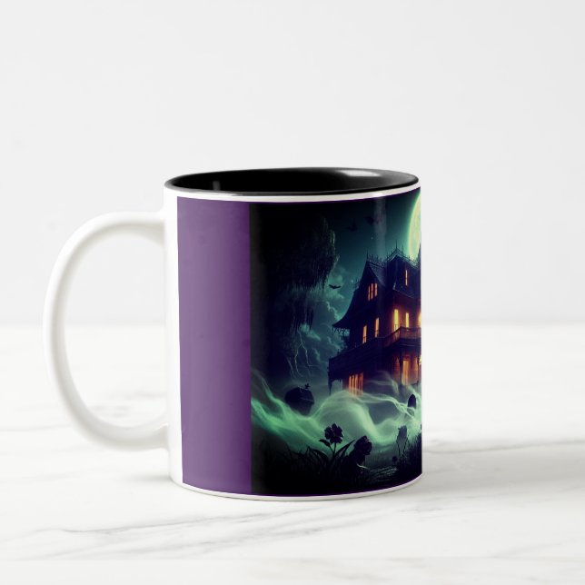 Taza Bicolor La espeluznante mansión del misterio de Scooby (Izquierda)