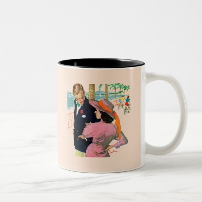 Taza Bicolor La estrategia del amor (Derecha)
