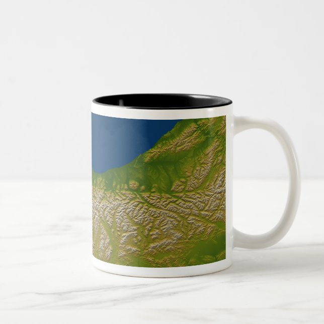 Taza Bicolor La falla alpina en la costa oeste (Derecha)