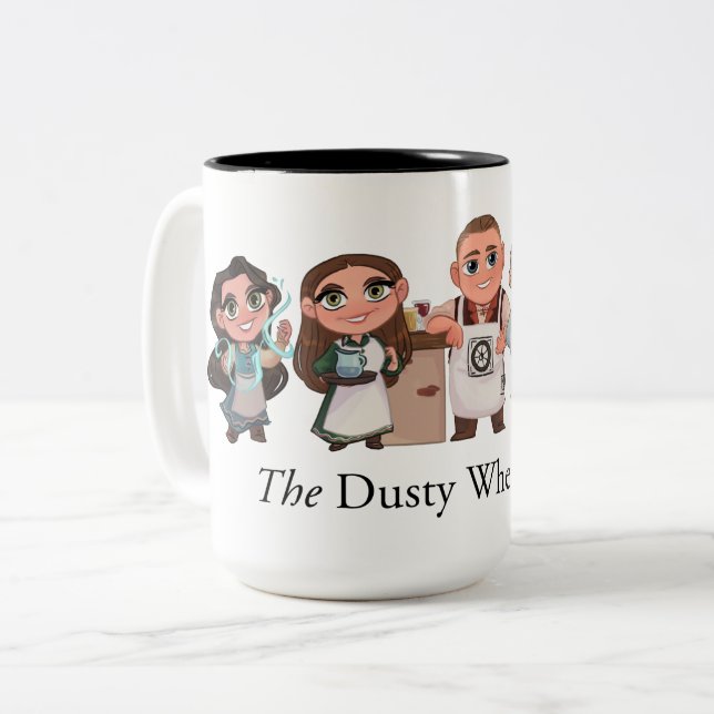 Taza Bicolor La familia Dusty Wheel: Dos Mug Tone (Anverso izquierdo)
