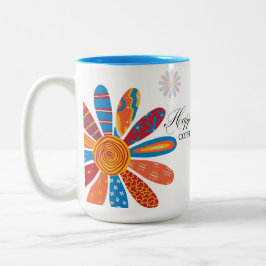 Taza Bicolor La felicidad es... Café y tiempo con Jehová