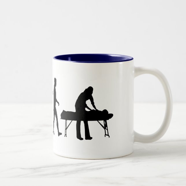 Taza Bicolor La fisioterapia se divierte terapia física del (Derecha)