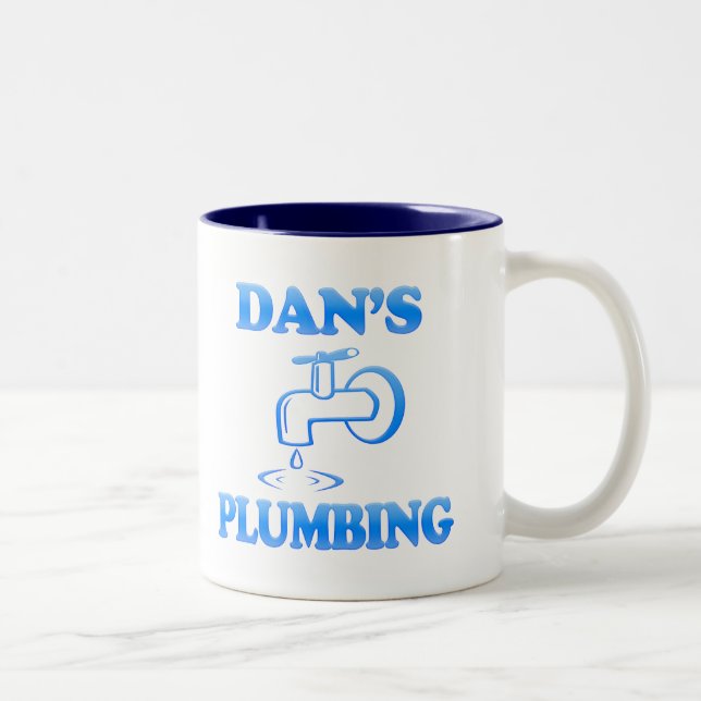 Taza Bicolor La fontanería de Dan (Derecha)