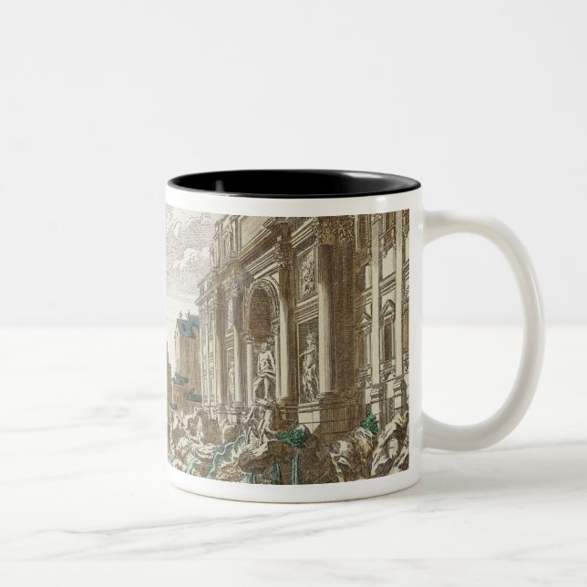 Taza Bicolor La fuente del Trevi, Roma (Derecha)