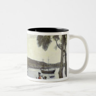 Taza Bicolor La fundación de Australia de capitán Arturo