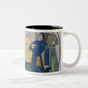 Taza Bicolor La genealogía de Charles V y de Charles VI