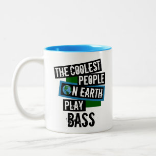 Taza Bicolor La gente más fresca en bajo del juego de la tierra