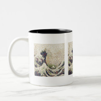 Taza Bicolor La Gran Ola De Honeydew Melon Bella Artes Spoof
