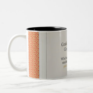 Taza Bicolor La gratitud permanece: Cada ritmo de la vida refle