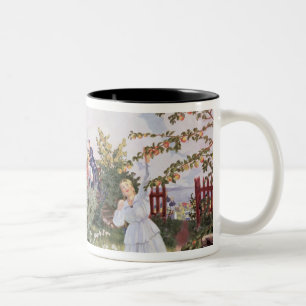 Taza Bicolor La huerta, 1918
