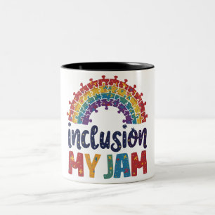 Taza Bicolor La inclusión es mi mermelada