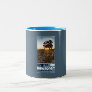 Taza Bicolor La Inglaterra de Forest Hampshire