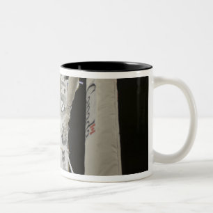 Taza Bicolor La instalación expuesta módulo japonés 2 del