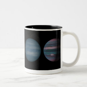Taza Bicolor La interpretación de un artista que compara a los