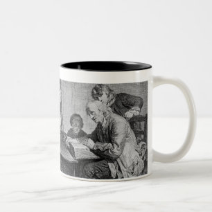 Taza Bicolor La lectura de la biblia