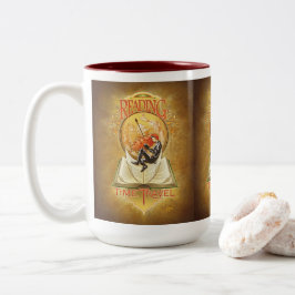 Taza Bicolor La lectura es un viaje en el tiempo
