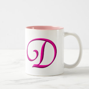 Taza Bicolor La letra D