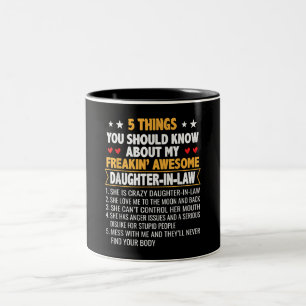 Taza Bicolor La Ley De La Hija Y La Madre En El Derecho