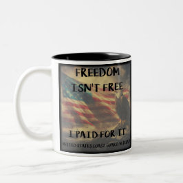 Taza Bicolor La libertad no es la versión libre de la Guardia C