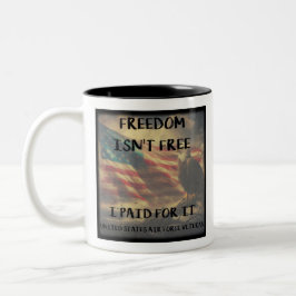 Taza Bicolor La libertad no es la versión libre del café Mug Ai